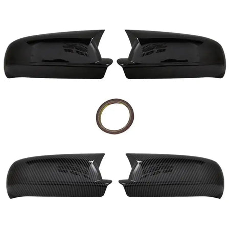 Glossy Black Side Mirror Caps For VW Golf 4 MK4 GTI