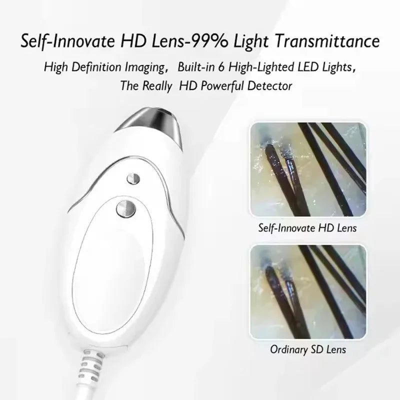 Κάμερα Ανιχνευτή Τριχοθυλακίων 2025 Αναλυτής Δέρματος HD 10 Ιντσών