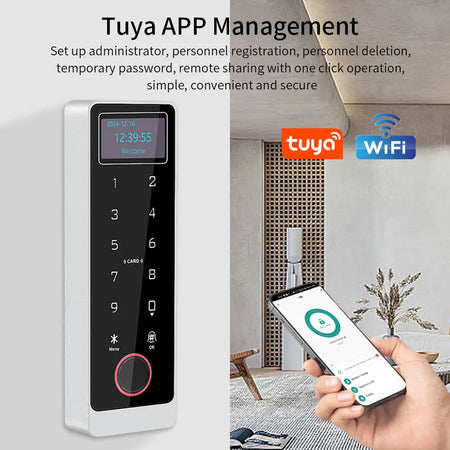 Lucking Door LCD Tuya Lock &ndash; Remote WiFi App Control
