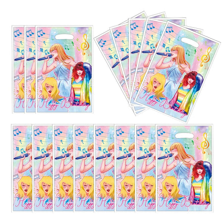 Star Taylor Party Gift Bags - Festive Birthday Decor &amp; Favors