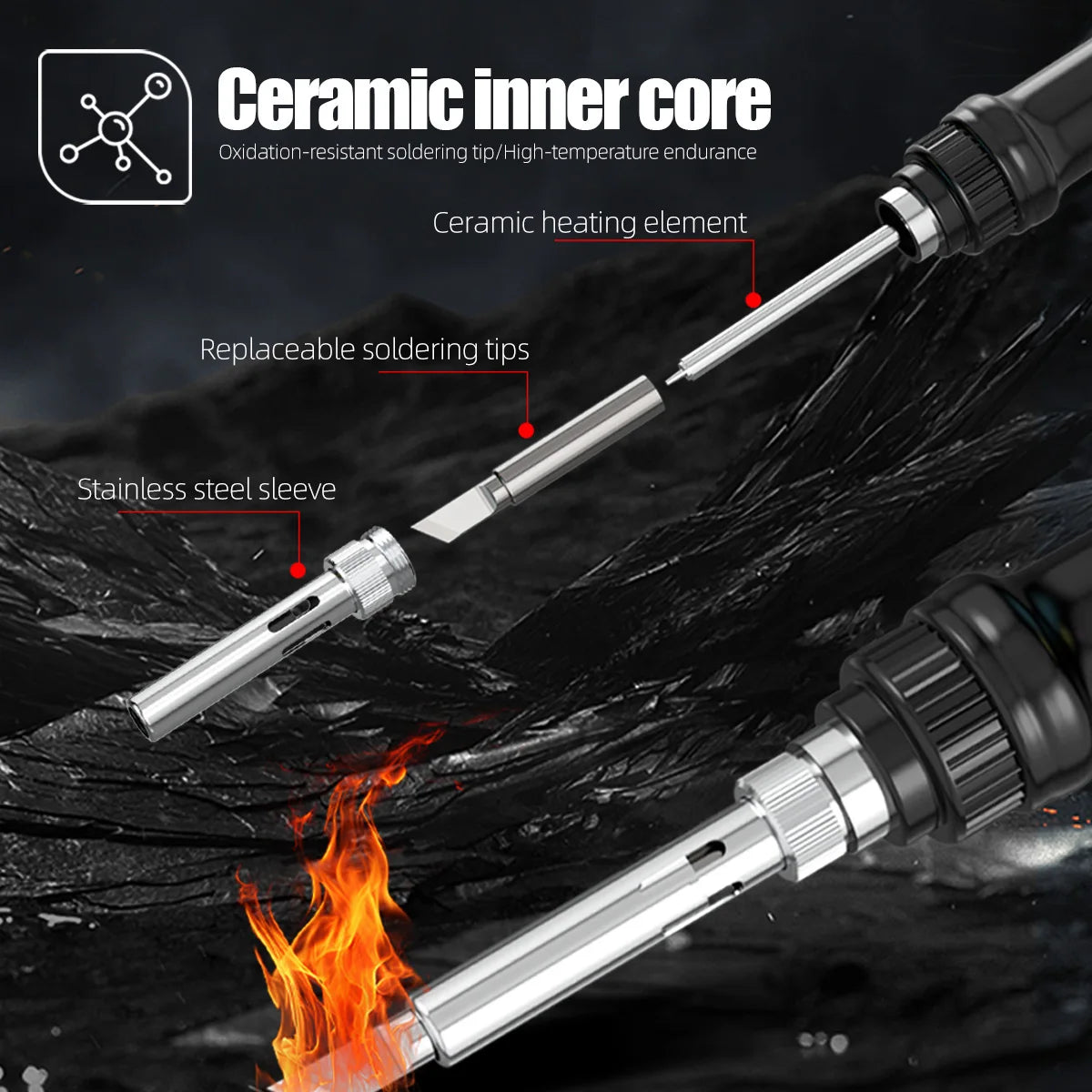 LAOA Repair Soldering Station 90W &ndash; Adjustable Temp LED