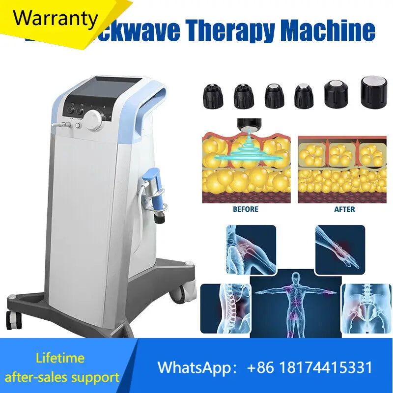 Vertikální radiální pneumatická terapie rázovými vlnami úlevy od bolesti