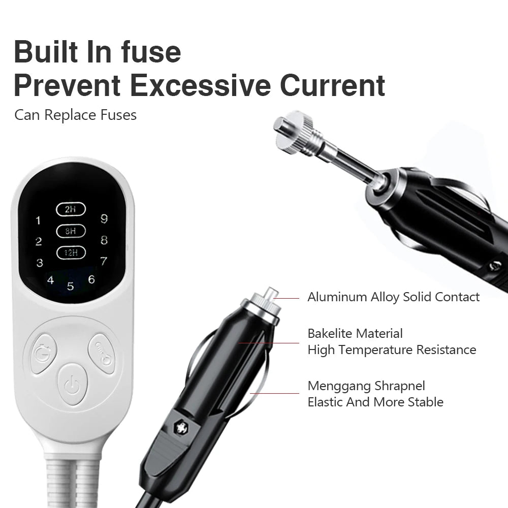 12V Electric Blanket Plush Thicker Heater &ndash; Ultra Warmth