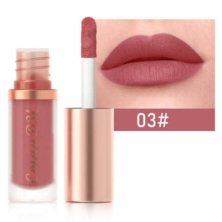 12 Color Long Lasting Velvet Matte Lip Gloss | Waterproof &amp; Nonstick 03