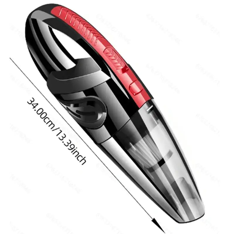 Wireless Handheld Vacuum Cyclone Suction Car Home Pet Hair Red