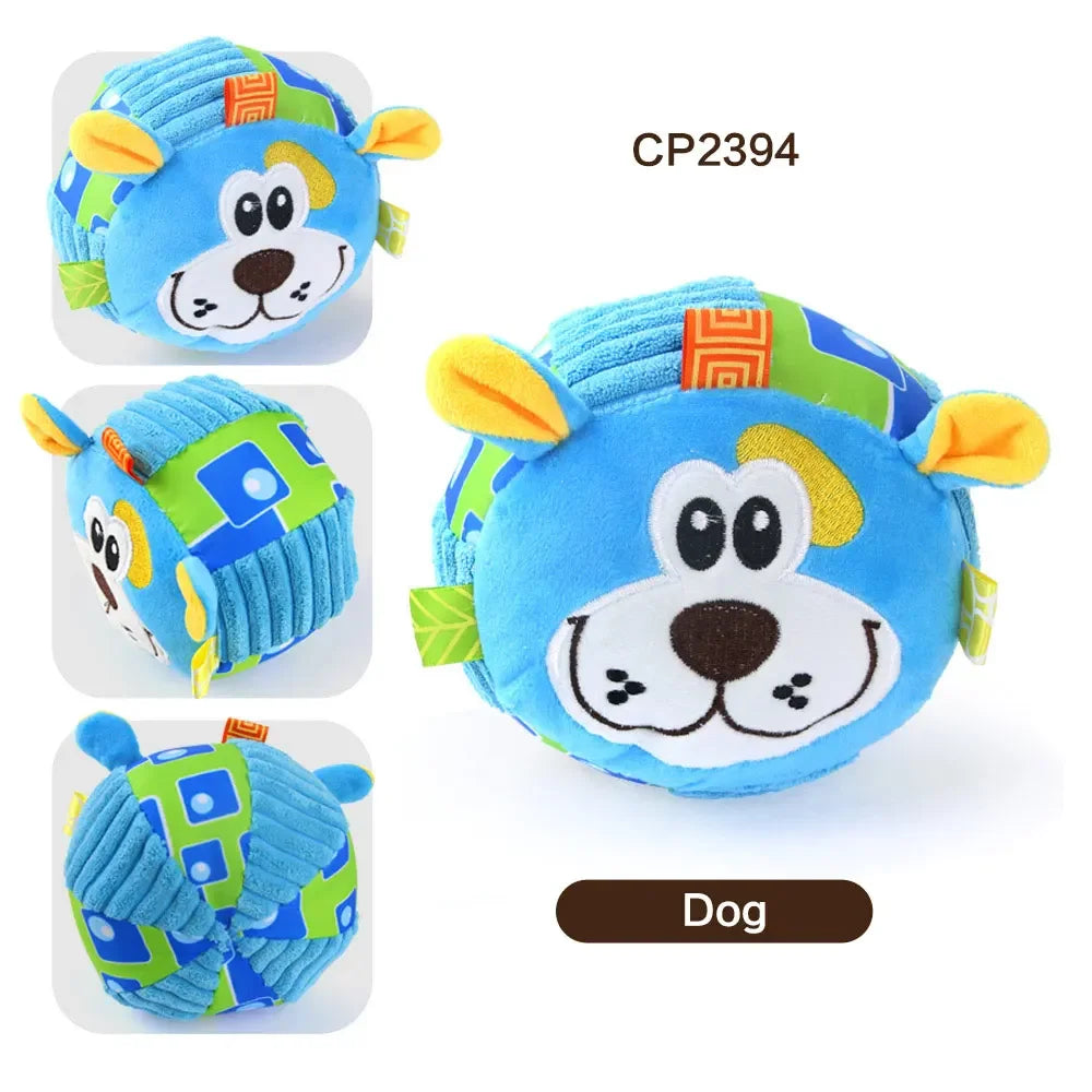 Plush Dog Voice Toys Balls &ndash; Fun and Interactive Chewing Experience Dog