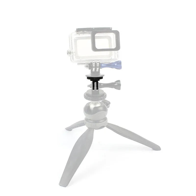 Screw Mount Adapter for GoPro, DJI, Insta360 &ndash; Mini Tripod Compatible