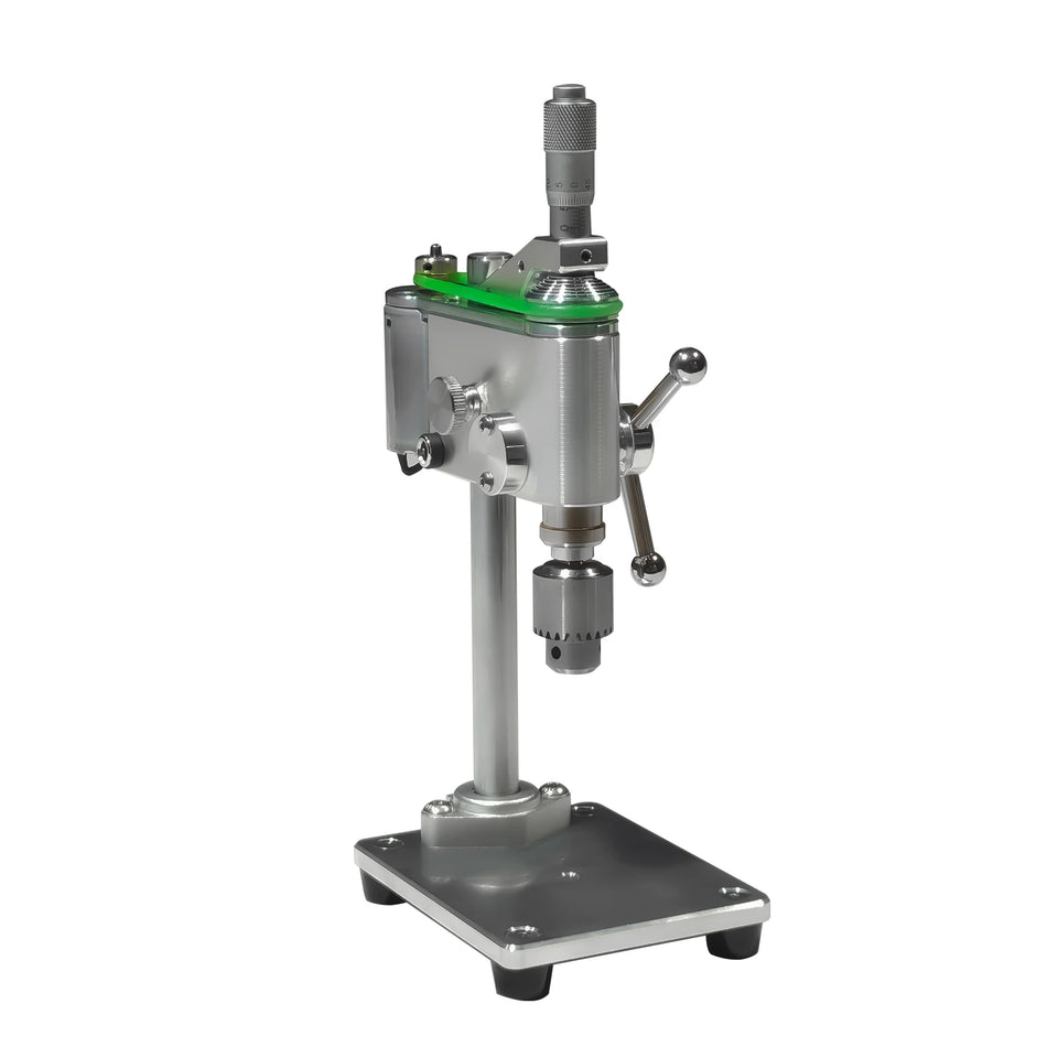 Přesná strojní vrtačka s mikrometrickou hlavou, kobaltová ocel