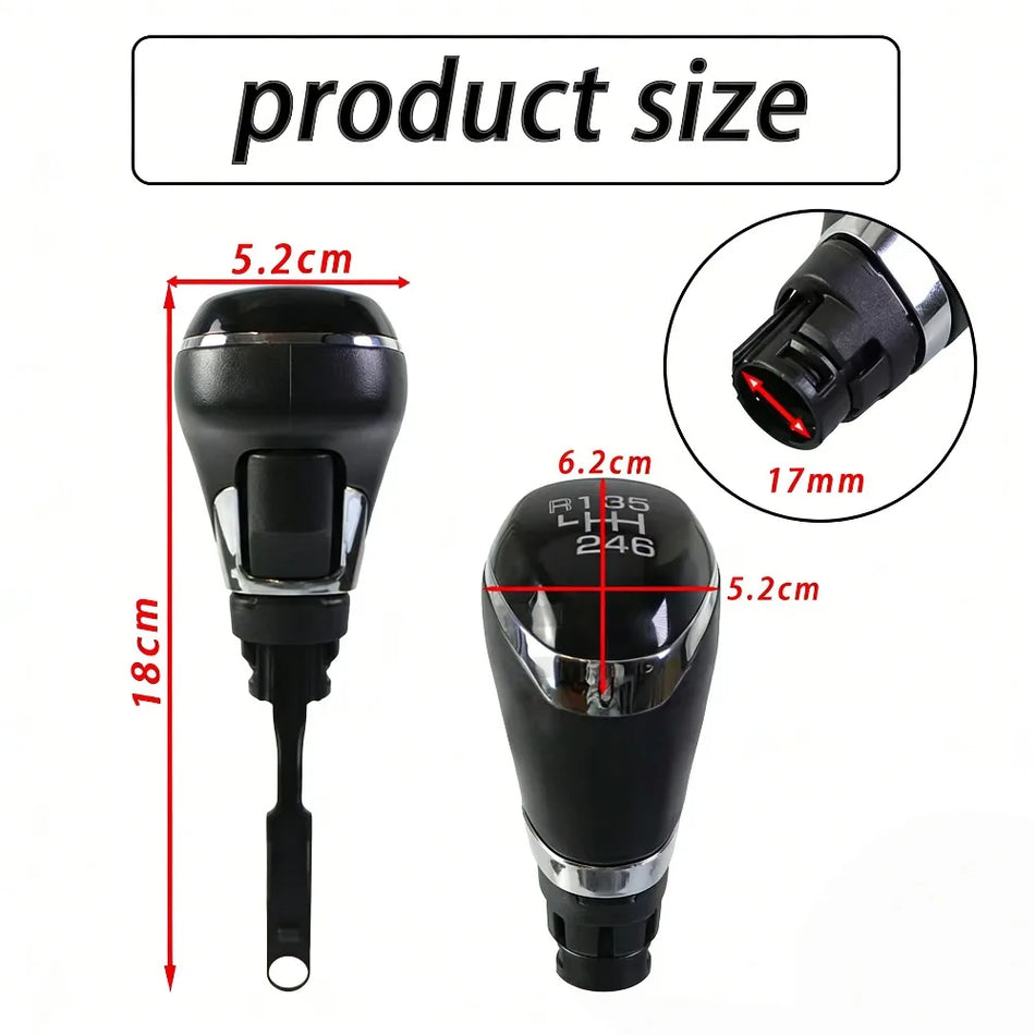 Pārnesumu pārslēga rokturis Chevrolet Cruze 5-6 ātrumu ādas apvalkā ABS plastmasas manuālajai transmisijai