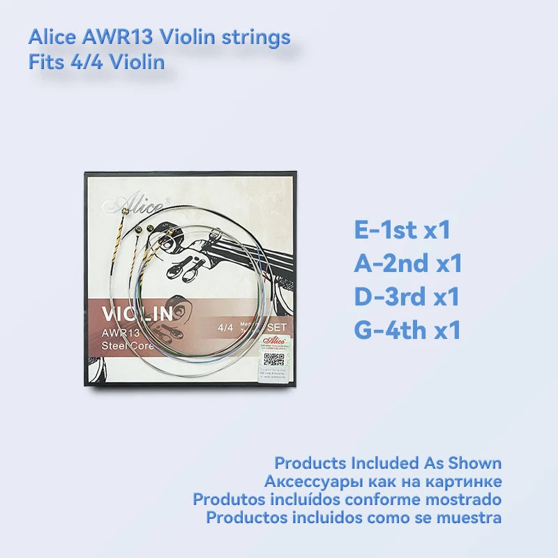 Alice Professional Violin Strings A747 &ndash; Stable Tone AWR13