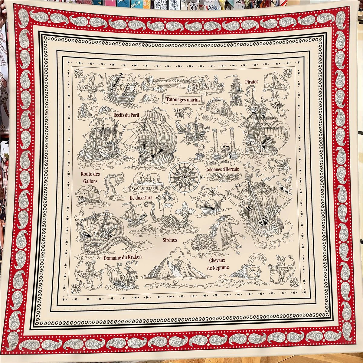 130cm Winter Keep Warm Scarf &ndash; Luxurious Silk Cashmere Blend 2413005-2