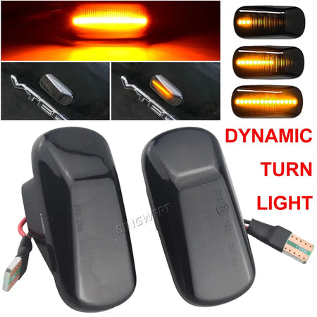 2pcs For Honda Stream S2000 CR-V HR-V Civic City Fit Jazz Accord Repeater Signal Light Dynamic Side Marker Turn Signal Light by InterCyprus Trading Ltd