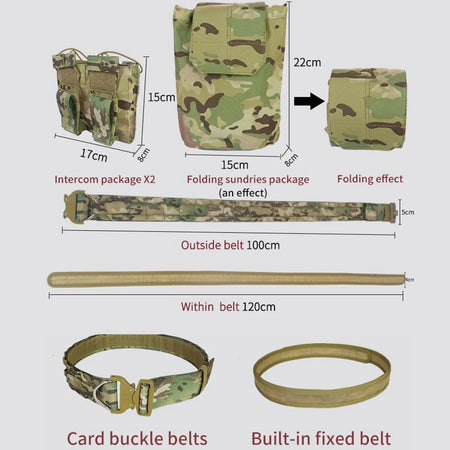Tactical Waist Bag MOLLE Hunting Belt &ndash; MOLLE System Ready