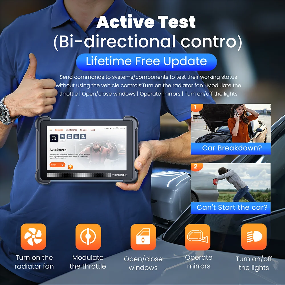 THINKCAR THINKSCAN 672 &ndash; Bidirectional CANFD Diagnostics