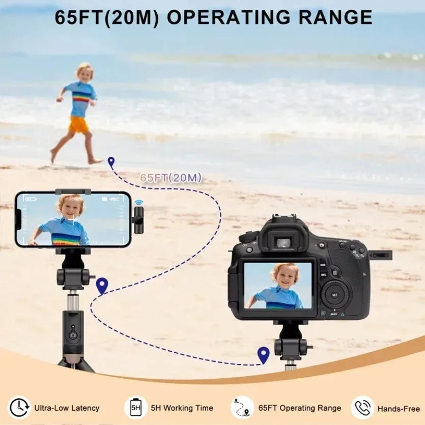 XIKCU Wireless Lavalier Microphone