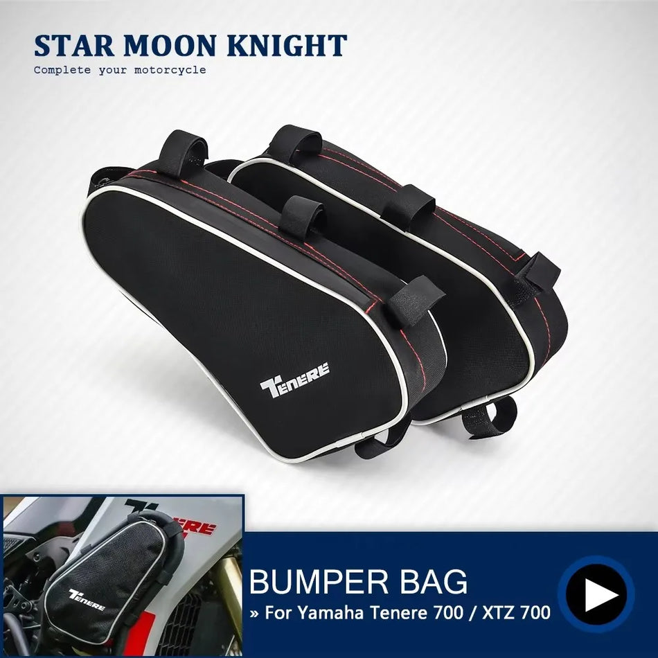 Τσάντα Μπάρας Προστασίας Πλαισίου Yamaha Tenere 700 με Αποθήκευση Εργαλείων, Κατασκευή από Νάιλον και Σπάντεξ, Ανθεκτική