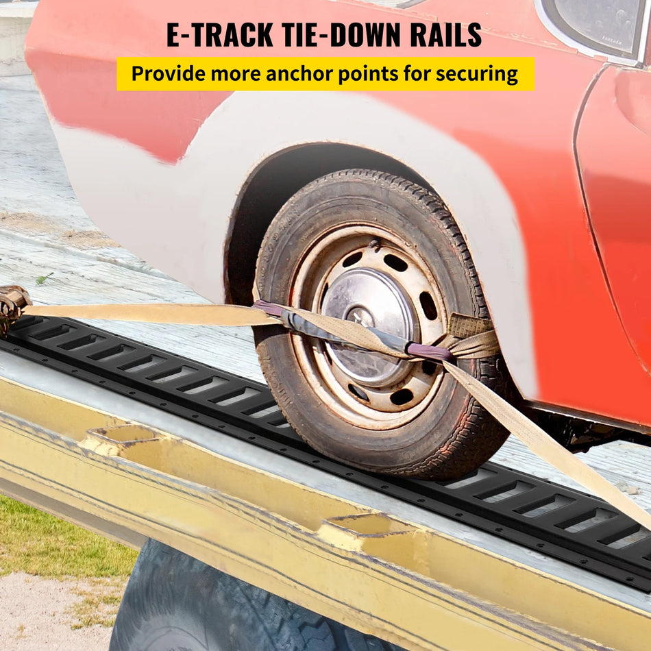 E-Track Tie-Down Rail Kit 4 16 28 Teras Sõiduki jaoks