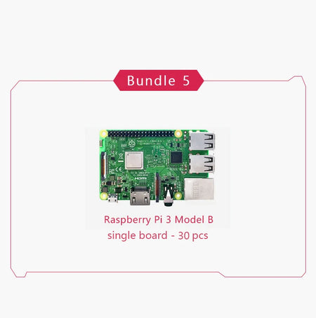 Original Raspberry Pi 3 Model B Plus &ndash; Powerful 1.2GHz Processor with Dual Band WiFi RPi 3B 30pcs