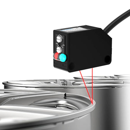 GTRIC E3Z-D61 Diffuse Reflection Photoelectric Sensor NPN PNP 12-24VDC Square Infrared Optical Switch Distance 30CM With Bracket