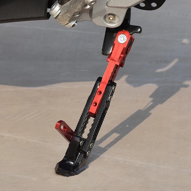 Motorcycle CNC Adjustable Kick Stand With Aluminum Alloy Side Frame