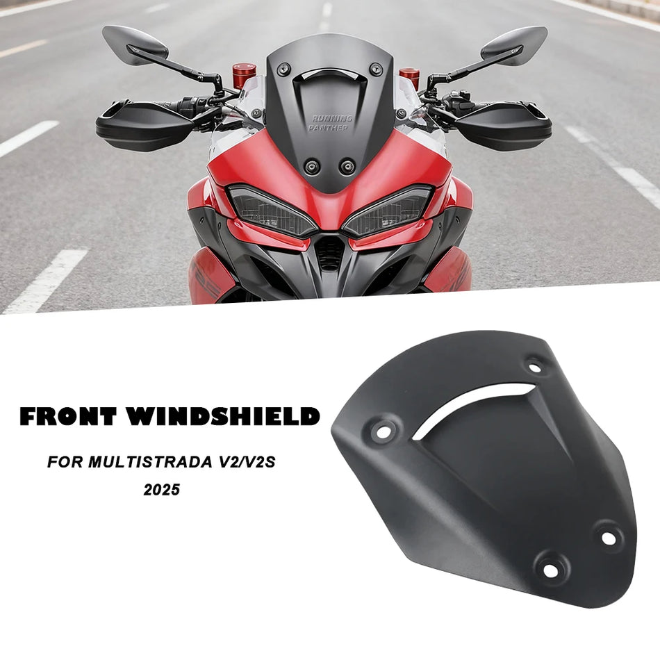 Vējstikla deflektors ātrai atbrīvošanai akrila materiālā Ducati Multistrada V2 V2S 2025