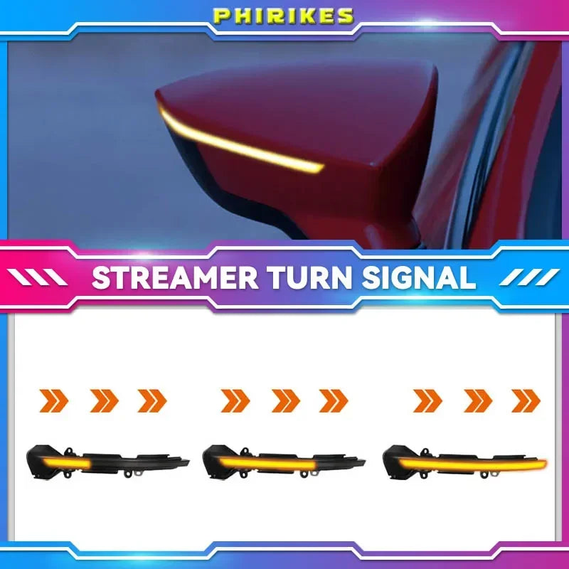 2x LED Indicator Dinamico per Segnale di Freno per Seat Leon Arona Ibiza