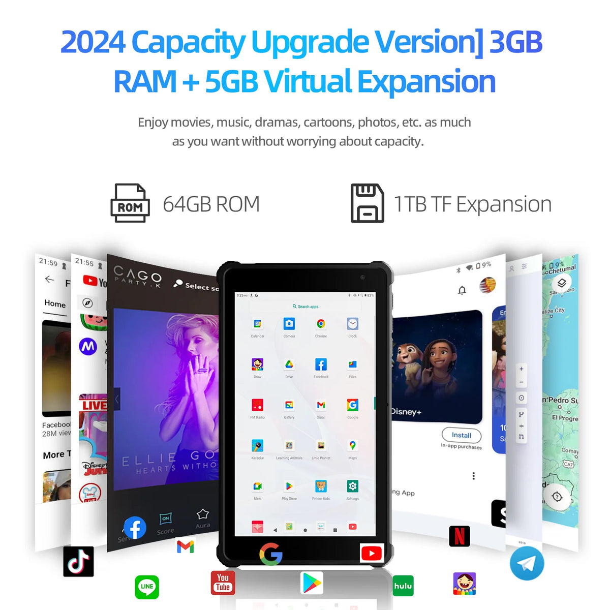 PRITOM Tablet 7 Inch Android 14 A523 &ndash; Ultra Slim Body