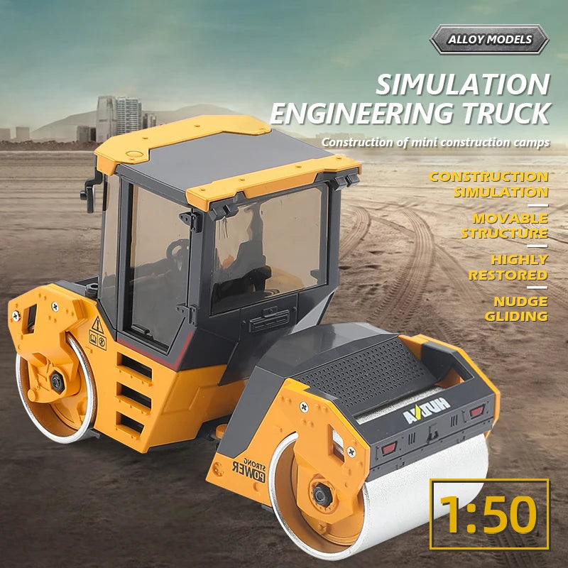 Huina Alloy Truck Roller 1 To 50 &ndash; Diecast Engineering Toy