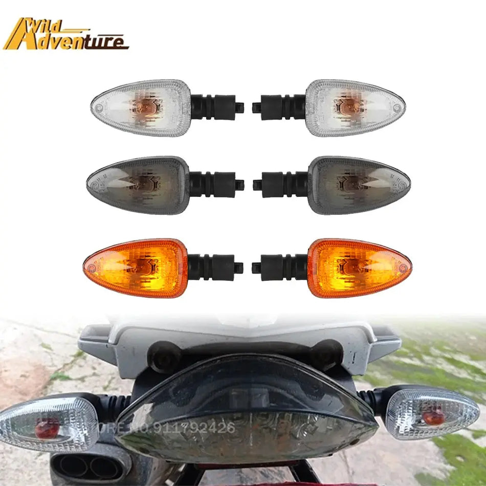 For BMW R1200GS 2004-2013 F800GS F650GS F800R K1200R K1200S Motorcycle Turn Signal Light Blinker Front Rear Wireless Indicator by InterCyprus Trading Ltd