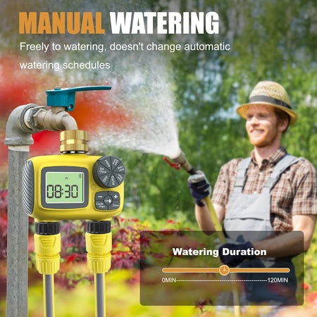 Smart Water Timer &ndash; LCD Display For Easy Scheduling