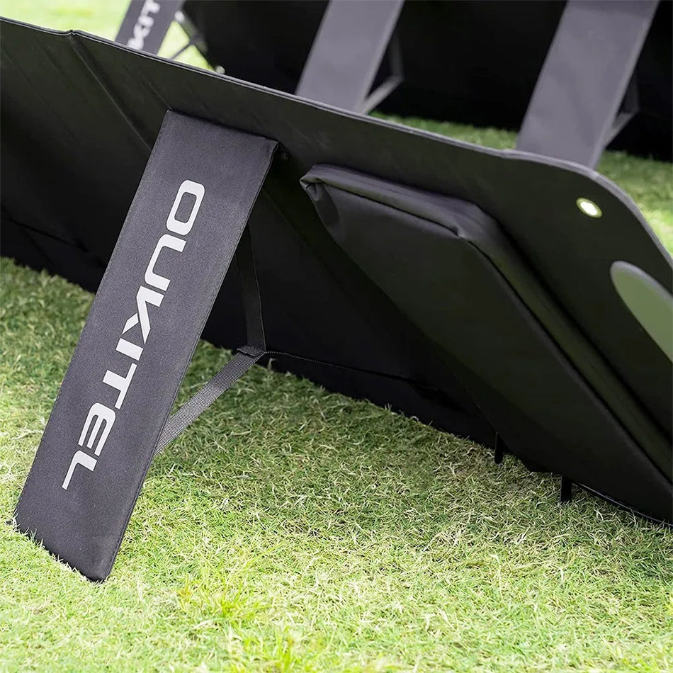 OUKITEL PV200 składany panel słoneczny 21,7 procent wydajności, wodoodporny IP65, przenośny z dołączoną podpórką