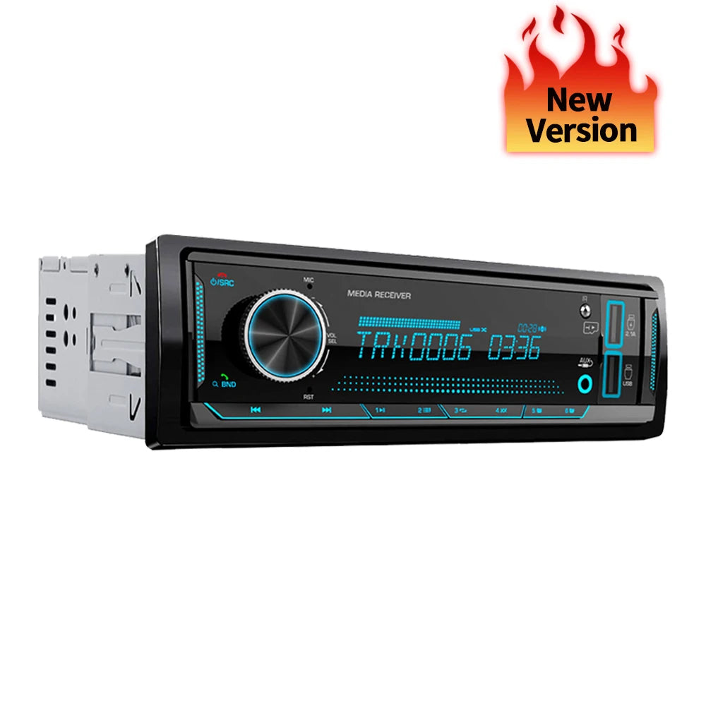 AKAMATE 1Din Car Radio MP3 Player &ndash; Bluetooth Stereo New Version