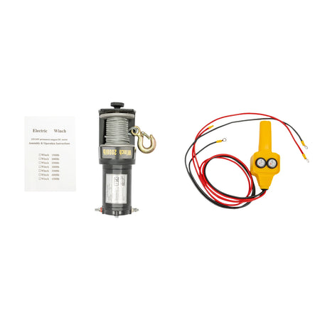 0.4KW Electric Winch DC12V &ndash; IP67 Waterproof Grade Pro