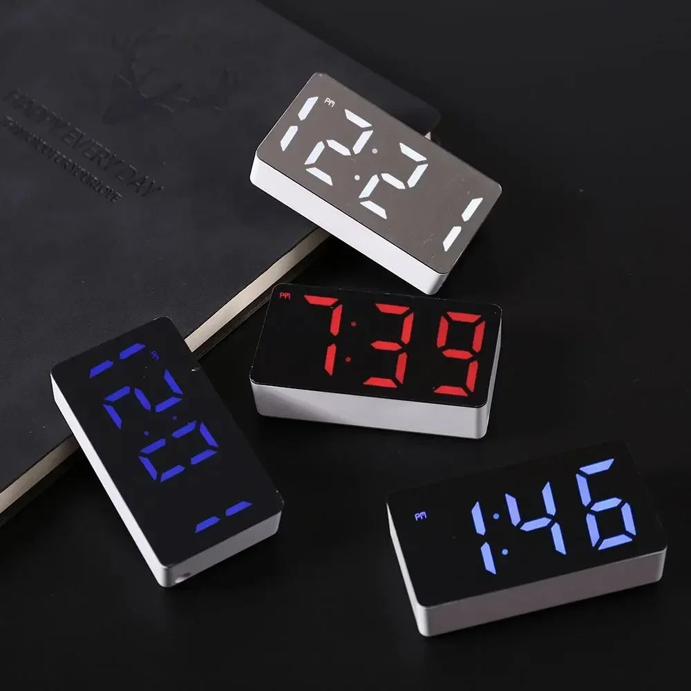 LED Smart Digital Alarm Clock with Intelligent Light Detection