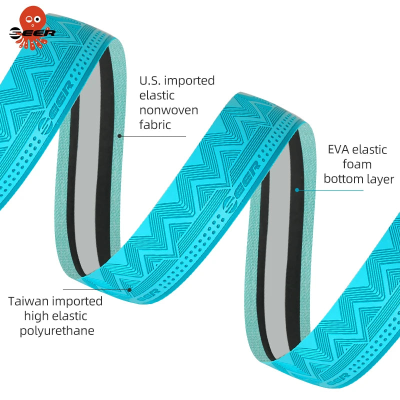 Anti-Slip Shock-Absorberende Wegfiets Handvat Tape met Silicone EVA 3mm