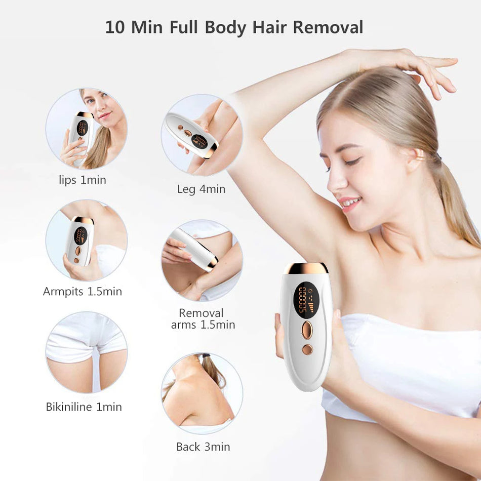 IPL Hair Removal Laser Epilator For Women 990000 Flashes Painless