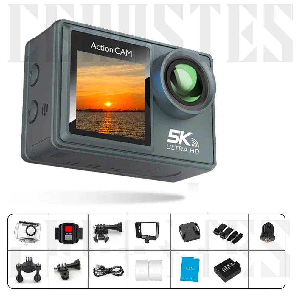 M40 5K Action Camera &ndash; 4K60FPS Anti-Shake Technology M60 -A / 0G
