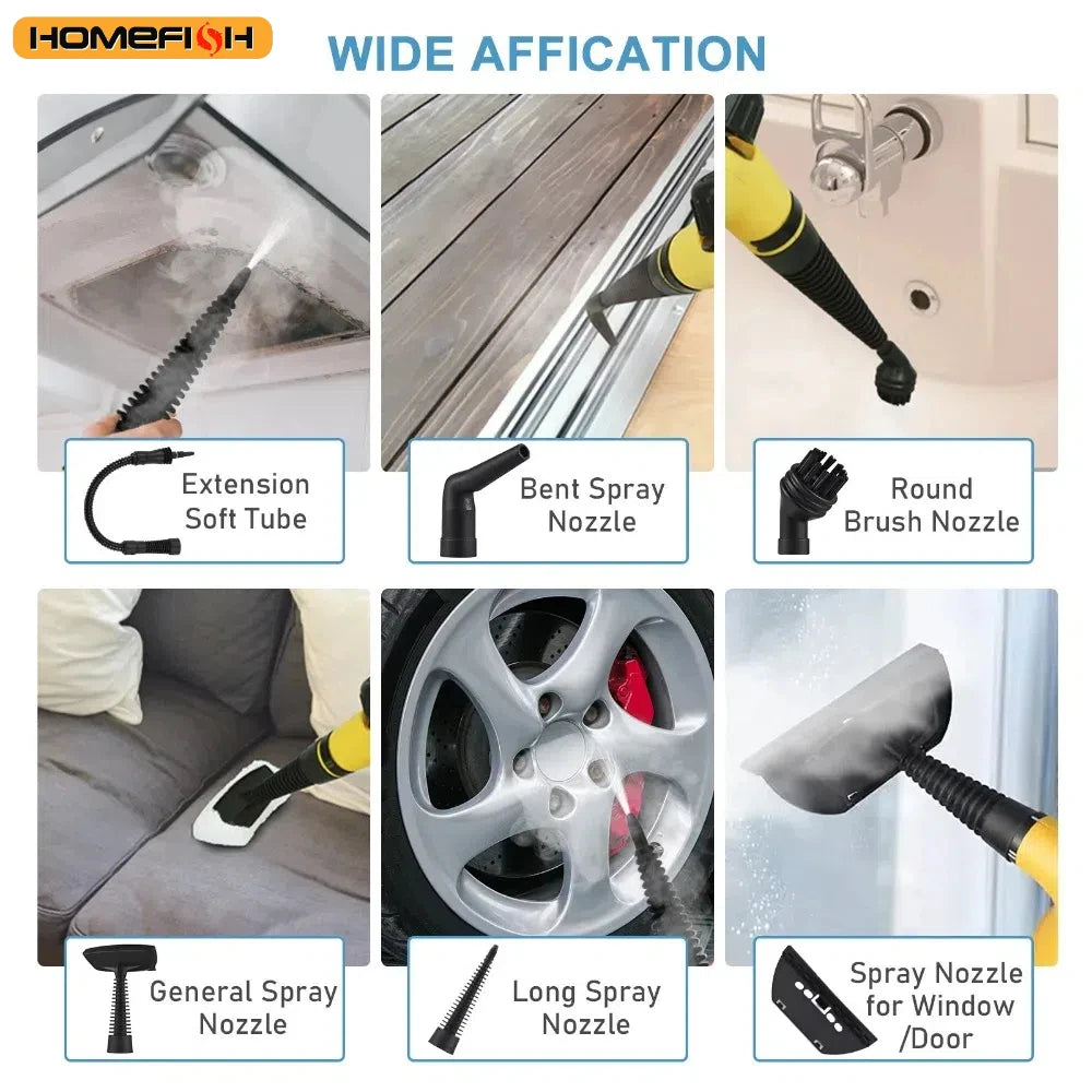High-Temperature Handheld Steam Cleaner for Home &amp; Car