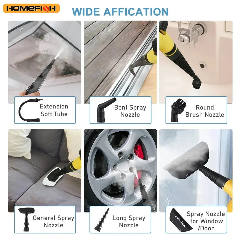 High-Temperature Handheld Steam Cleaner for Home &amp; Car