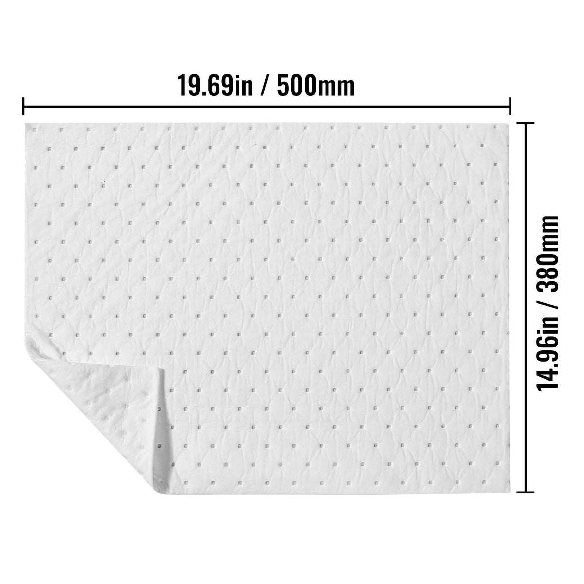 VEVOR Spill Absorbent Pads &ndash; Up To 12 Gal Absorption Absorbent Pad 20Gal / United States
