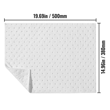 VEVOR Spill Absorbent Pads &ndash; Up To 12 Gal Absorption Absorbent Pad 20Gal / United States