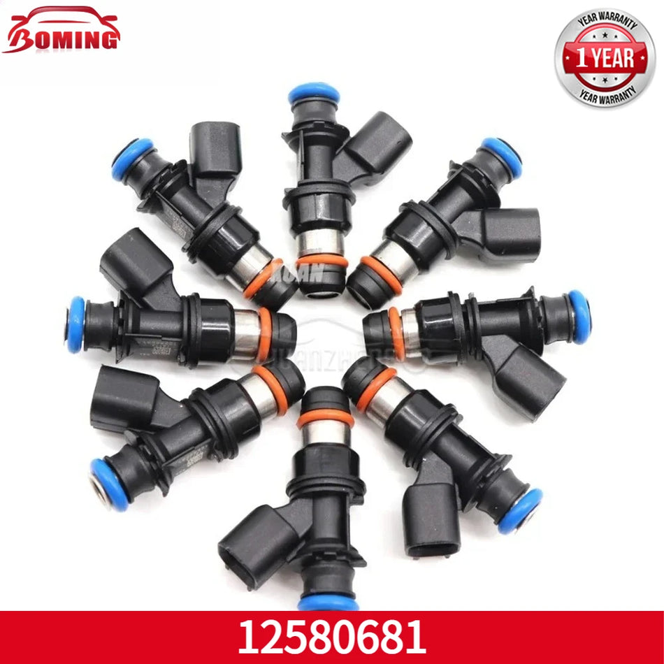 Boquilla de inyector de combustible 8 piezas para Chevrolet Tahoe Suburban Express 2500 3500