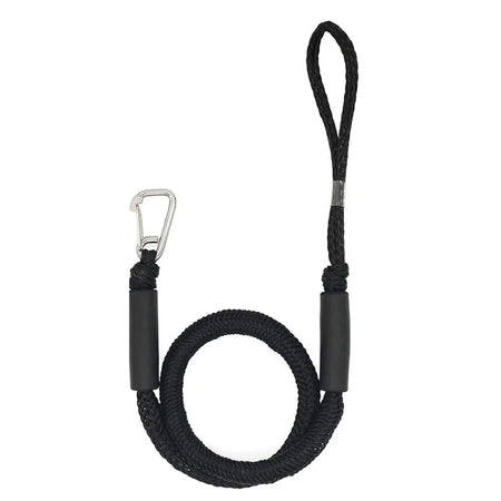 Boat Bungee Dock Lines Cords - Heavy Duty Mooring Rope 1pcs Black