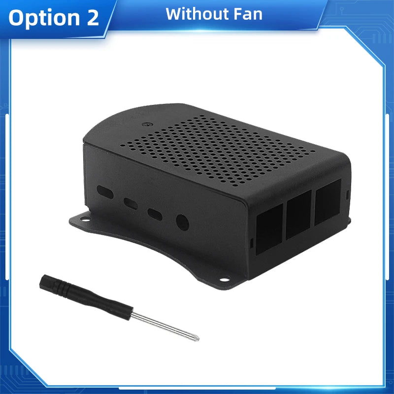 Raspberry Pi 4 Aluminum Alloy Case &ndash; Enhanced Cooling Support Without Fan
