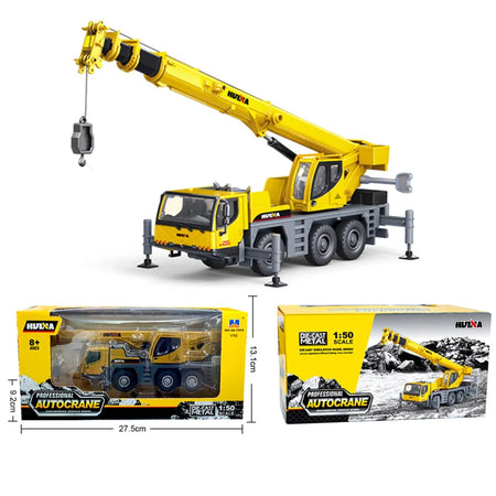 1:50 Alloy Car Model &ndash; Realistic Construction Truck for Kids
