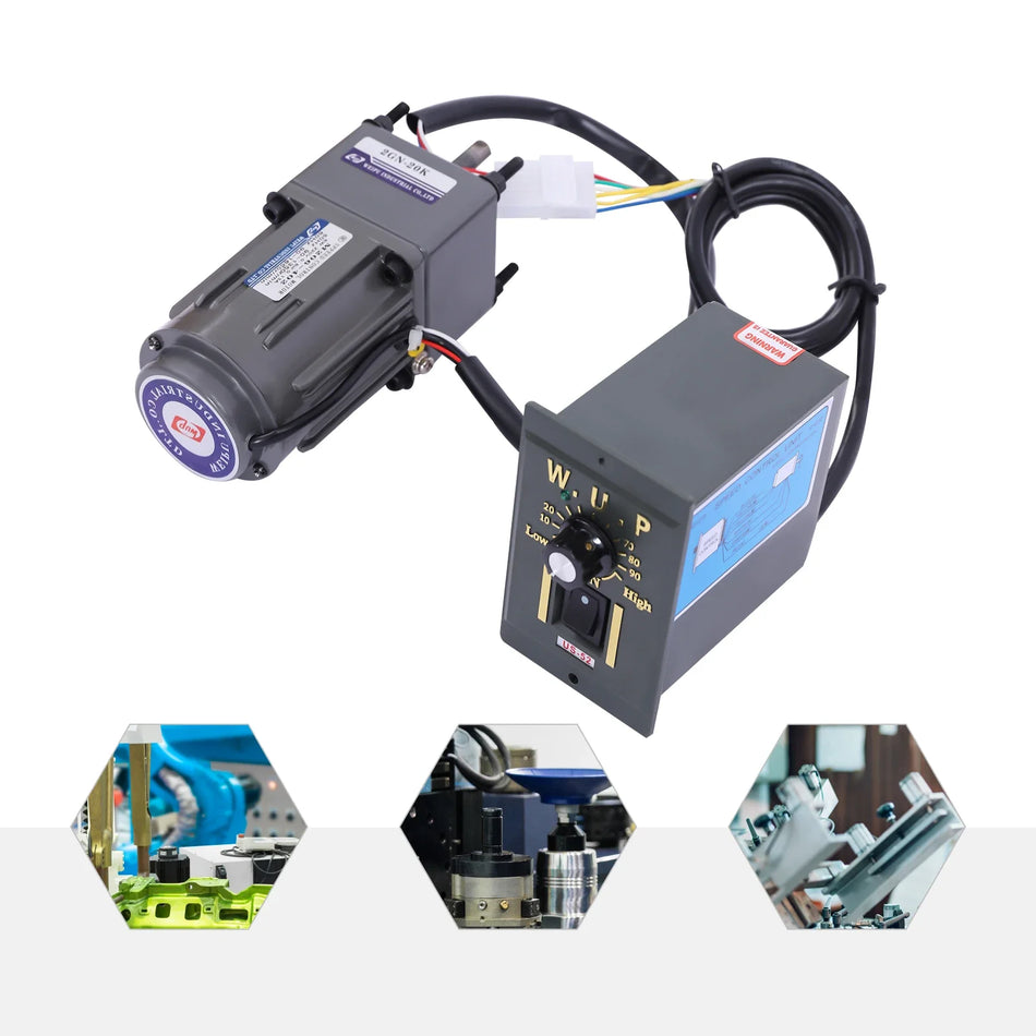 6W 220V Regulator Gear Motor with Adjustable Controller