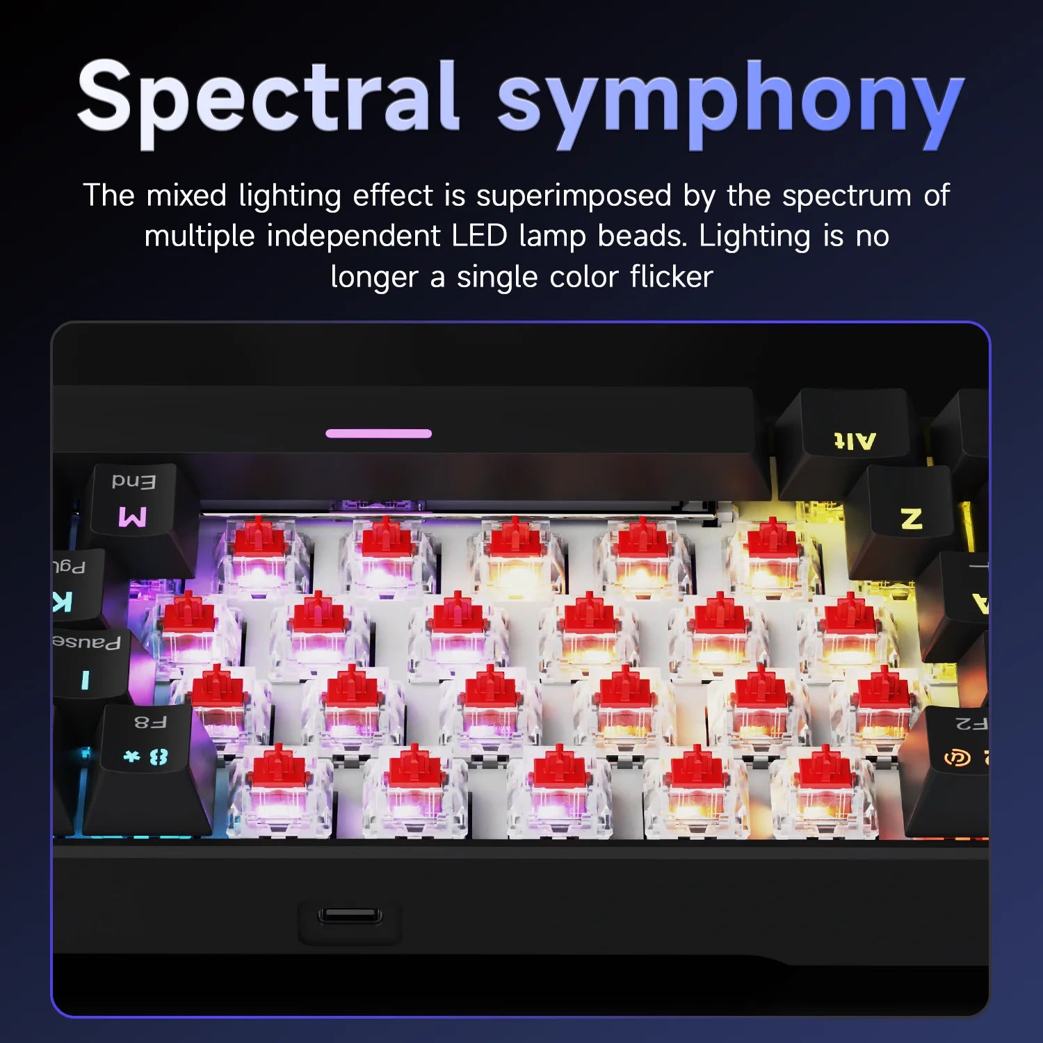 Ajazz NK61 &ndash; Hot-Swappable 61-Key RGB Wired Keyboard