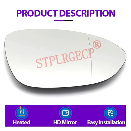 Driver Rearview Side Mirror Lens Door Wing Mirrors Glass with Heating Parts Accessories for BMW E90 E92 E93 M3 1M E82 by InterCyprus Trading Ltd