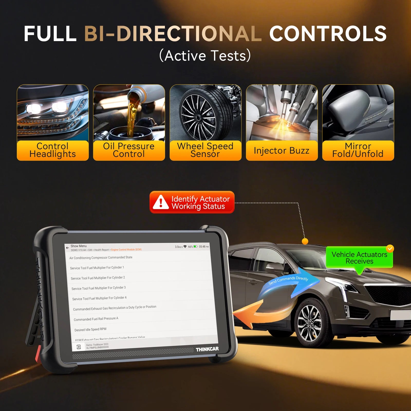 THINKCAR THINKSCAN 689BT - Bi-Directional ECU Coding CANFD