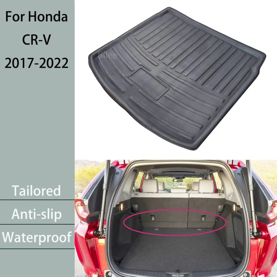 Honda CR V MK5 Rear Trunk Mat Cargo Liner EVA Black